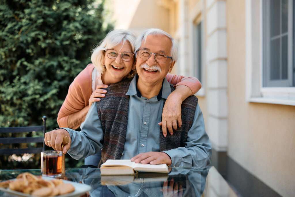 happy senior couple at independent living communit 2022 12 06 01 10 08 utc
